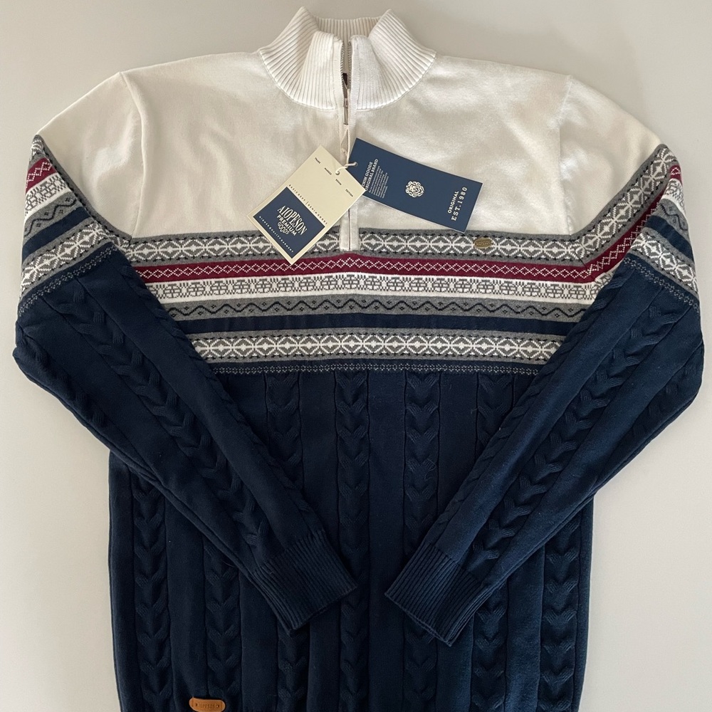 Fair Isle Sweater 1/4 zip
